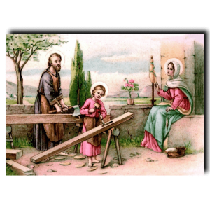 Holy Family (chant art) print