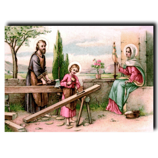 Holy Family (chant art) print