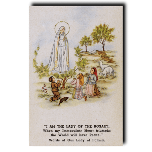 Our Lady of Fatima print