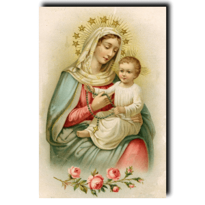 Queen of the Holy Rosary print