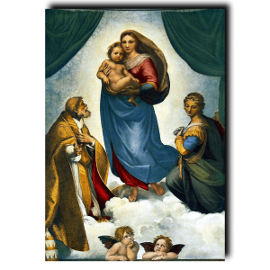 Sistine Madonna Print by Raphael