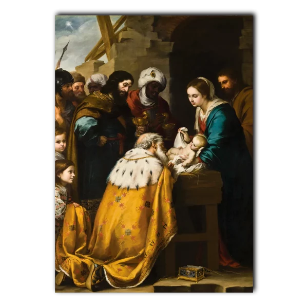 Adoration of the Magi Murillo 5x7