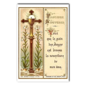 Eucharist - Maison Charles Letaille and Boumard et Fils, 19th cent. 4x6