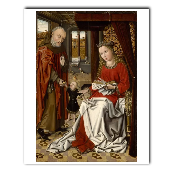 The Holy Family in a Room 8x10