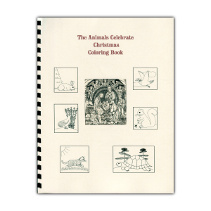 Animals Celebrate Christmas coloring book