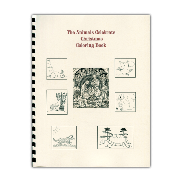 Animals Celebrate Christmas coloring book