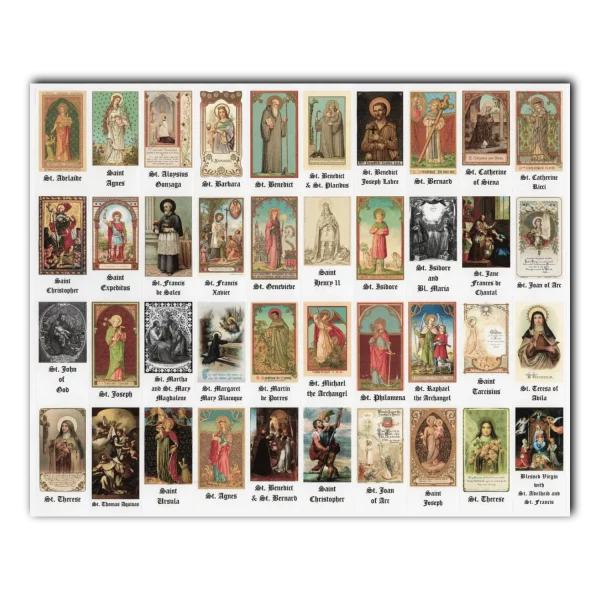 Assorted Saints Stickers Volume 2