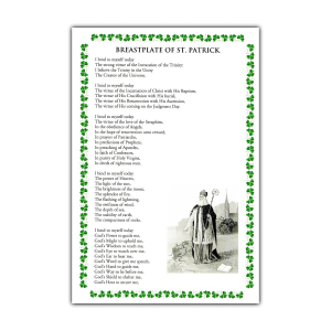 Breastplate of Saint Patrick litany card