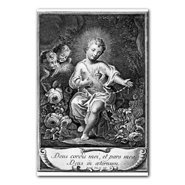 Christ Child Sacred Heart Print 4x6