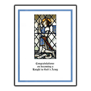 Confirmation Congratulations Card Joan of Arc