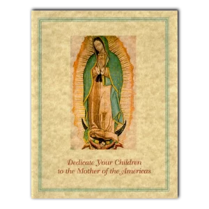 Dedicate Your Children to Mary note card