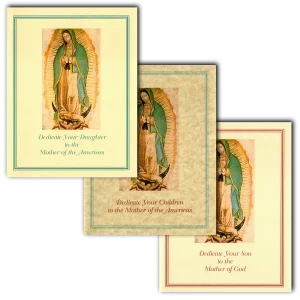 Dedicate Your Children to Mary note cards