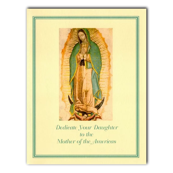 Dedicate Your Daughter to Mary note card