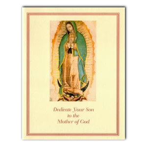 Dedicate Your Son to Mary note card