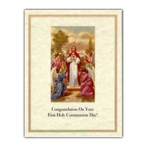 First Communion Congratulations Card 1