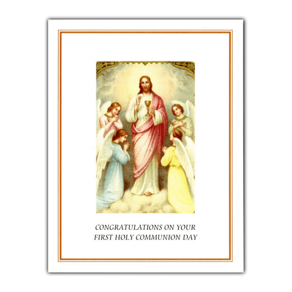 First Communion Congratulations Card 2