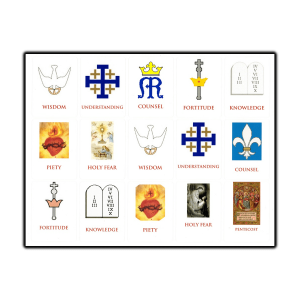 Seven Gifts of the Holy Spirit stickers