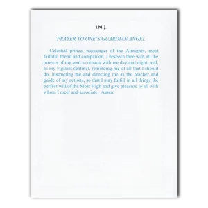 Guardian Angel Note Card interior