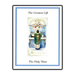 Holy Mass for the Living Spiritual Bouquet Card Ambrose