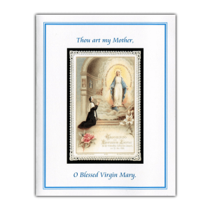 Immaculate Conception note card - Saint Catherine Laboure