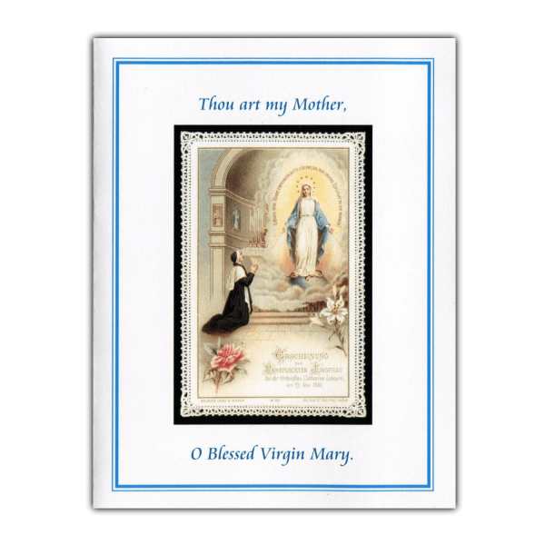 Immaculate Conception note card - Saint Catherine Laboure
