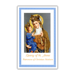 Litany of Saint Anne litany card