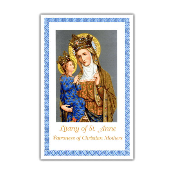 Litany of Saint Anne litany card