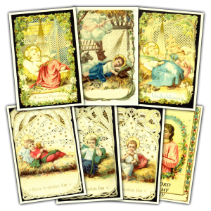 O Antiphons Christmas holy card set