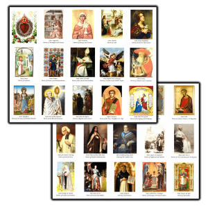 Patron Saints sticker set