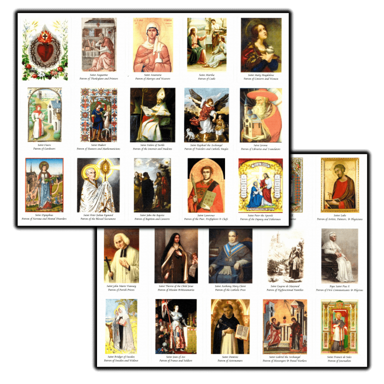 Patron Saints sticker set