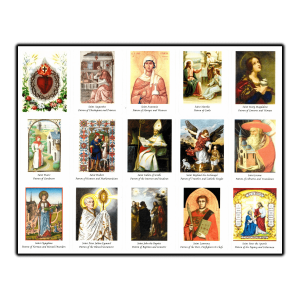 Patron Saints stickers set 1 of 2
