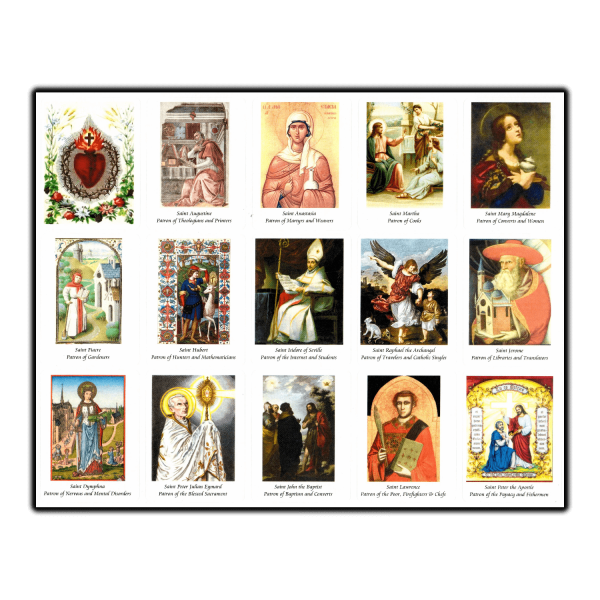 Patron Saints stickers set 1 of 2