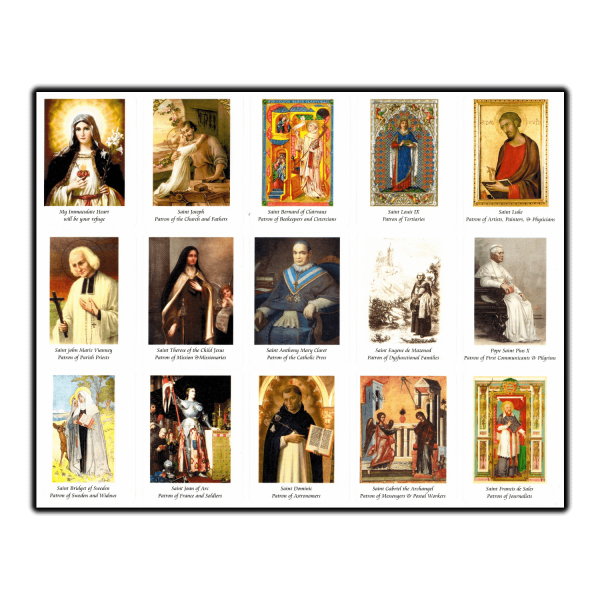 Patron Saints stickers set 2 of 2