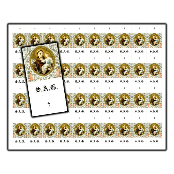 Saint Anthony Guide stickers