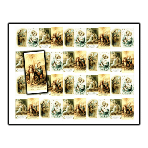 Saint Joseph and the Child Jesus stickers