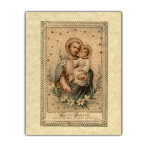 Saint Joseph note card 1