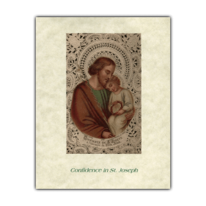 Saint Joseph note card 4