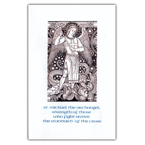 Saint Michael the Archangel booklet