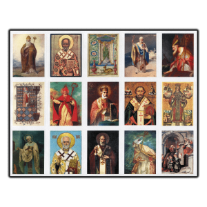 Saint Nicholas Stickers - set of 15