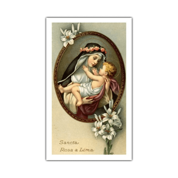 Saint Rose of Lima holy cards