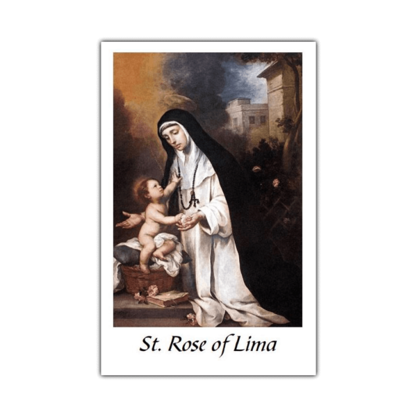 Saint Rose of Lima holy cards