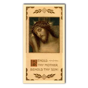 Seven Last Words of Christ Holy Card 3