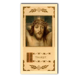 Seven Last Words of Christ Holy Card 5