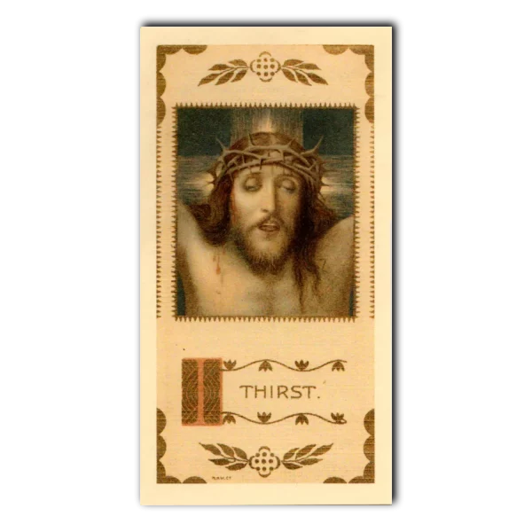 Seven Last Words of Christ Holy Card 5