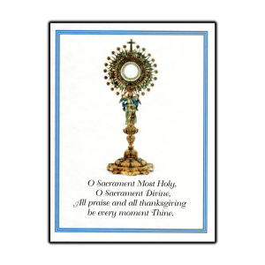 Spiritual Bouquet Adoration Card