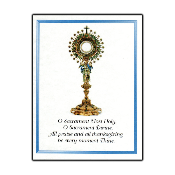 Spiritual Bouquet Adoration Card