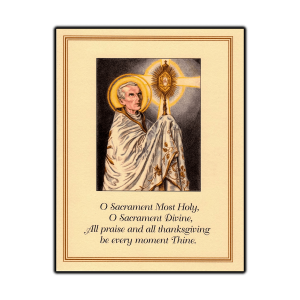 Spiritual Bouquet Adoration Card Saint Peter Julian Eymard
