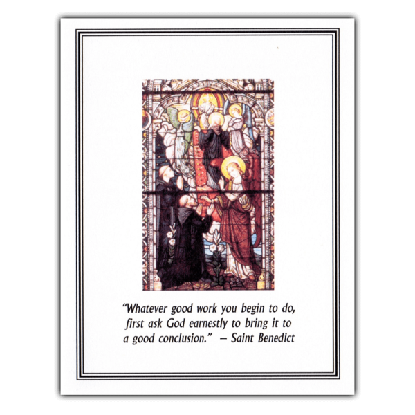 Summer Saint Note Cards Set 2 - Saint Benedict