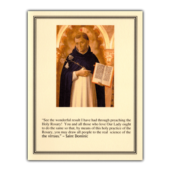 Summer Saint Note Cards Set 3 - Saint Dominic 2