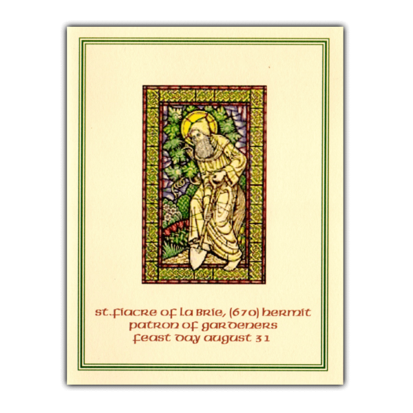 Summer Saint Note Cards Set 3 - Saint Fiacre